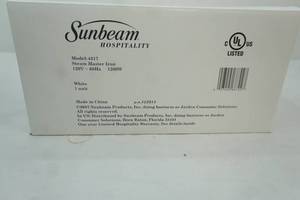 lot 271 image: New Sunbeam Iron (with box, manual, and accessories)