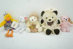 lot 321 image: Vintage Plush Collectibles lot TY and more