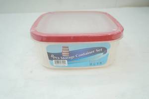 lot 339 image: NEW 8pc Storage Container Set (lids and containers)