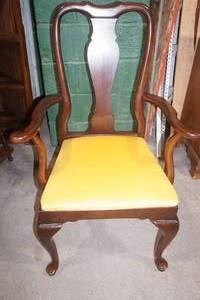lot 370 image: AntiqueVintage Wooden Arm Chair