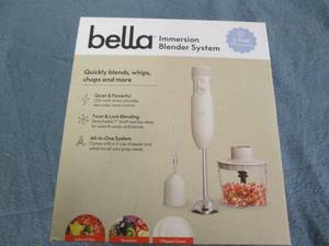 lot 4 image: Bella immersion blender system...