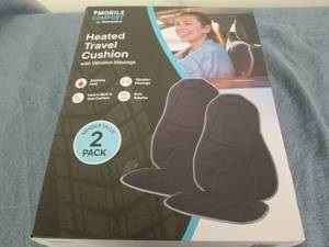 lot 5 image: Heated travel cushion 2 pack...