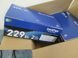 lot 37 image: 2 2 Packs of Brother black TN229XL ...