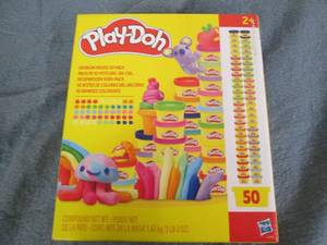 lot 63 image: 50 Pack of Play Doh colors...