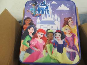 lot 79 image: Disney Princess rolling suitcase...