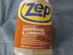 lot 85 image: Gallon of ZEP hardwood and laminate...