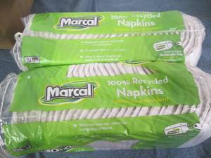 lot 86 image: 2 400 Count Marcal napkins in a dra...