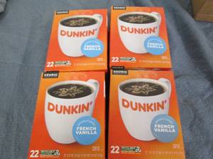 lot 93 image: 4 22 Packs of Dunkin Donuts French ...