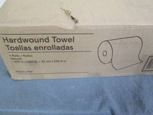 lot 98 image: 6 Rolls of hard wound towel rolls...