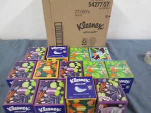 lot 114 image: 27 Kleenex ultra soft 60s Kleenex ...