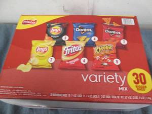 lot 121 image: 30 Count Frito.Lay variety pack...
