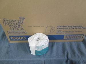 lot 129 image: 80 Rolls of Angel Soft standard toi...