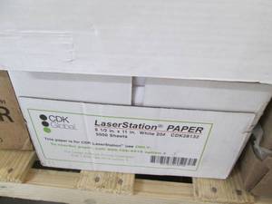 lot 133 image: 5000 Sheets of 8.5 x 11 copy paper...