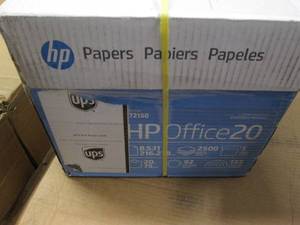 lot 157 image: 5 Reams of HP 8.5 x 11 paper...