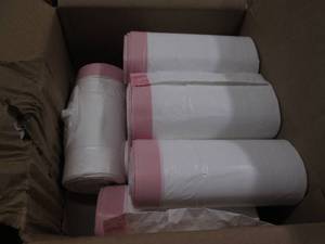 lot 158 image: 8 Rolls of drawstring trash bags...