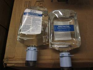 lot 162 image: 2 Gentle foam soap concentrate bott...
