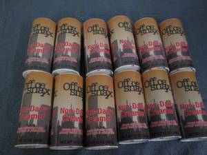 lot 189 image: 12 12ox Non dairy creamer powder...