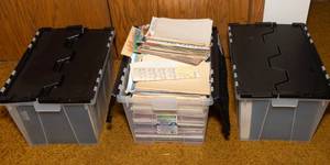 lot 25 image: Large Selection of Vintage Sheet Music  3 Totes Included