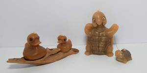 lot 51 image: Vintage Candle Figurines