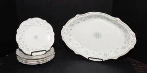 lot 82 image: Antique W.H. Grindley & Co. Plates & Platter  Late 1800s
