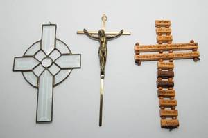 lot 86 image: Three Religious Crosses