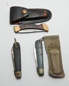 lot 88 image: Pocket Knife Collection  Set of Three