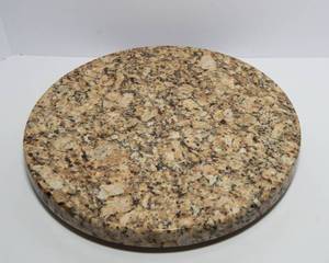 lot 90 image: Granite Lazy Susan Turntable Plate  15 Diameter