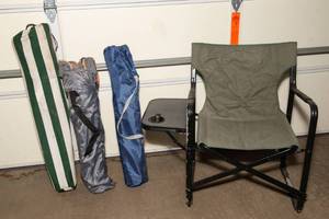 lot 141 image: Set of Four Lawn Chairs