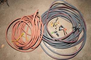 lot 154 image: Hoses, Hose Attachments, and Sprinkler