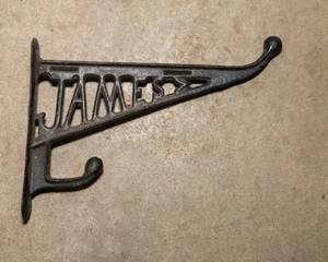 lot 149 image: Large Antique James Co. Cast Iron Bridle Hook