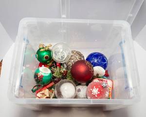 lot 242 image: Variety of Christmas Ornaments