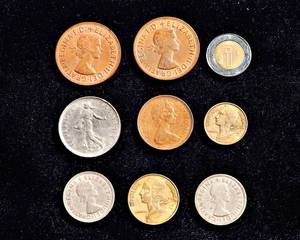 lot 216 image: Variety of Foreign Coins