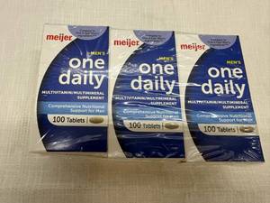 lot 7 image: MM. 3x 100 Tablets Mens One Daily MultiVitamin-3-27