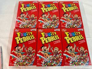 lot 35 image: MM. 6x 11oz Fruity Pebbles