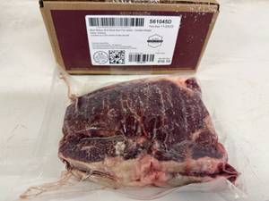 lot 75 image: D. 10.10lb Two Rivers Beef Ribeye Roll Steaks-Vaccum Sealed 3-4 Steaks Per Package-3-4 Packages per Case.