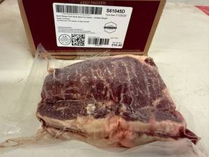 lot 77 image: D. 10.40lb Two Rivers Beef Ribeye Roll Steaks-Vaccum Sealed 3-4 Steaks Per Package-3-4 Packages per Case.