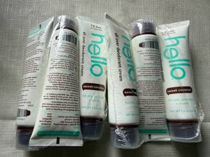 lot 186 image: MM. 6x 3oz Hello All Over Deodorant Cream