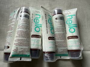 lot 188 image: MM. 6x 3oz Hello All Over Deodorant Cream