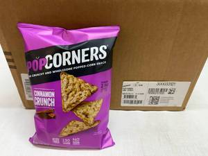 lot 211 image: MM. 18x 3oz PopCorners-Cinnamon Crunch