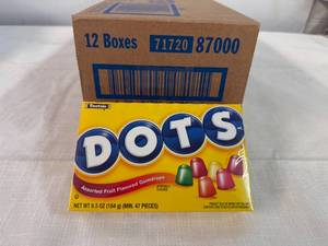 lot 400 image: SSS. 12 Boxes Dots Candy