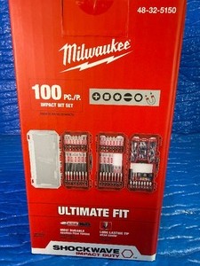 Milwaukee SHOCKWAVE Impact Duty Driver Bit Set (100-Piece), model 48-32-5150