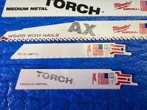 New - 6-Milwaukee SAWZALL reciprocating saw blades