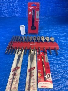 Milwaukee Bits and Bore Bundle - Never used - open