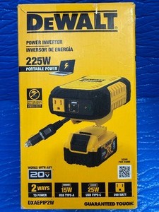 DeWalt DXAEPIP2W is a 225W portable power inverter