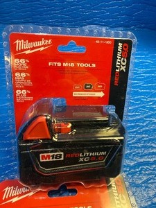 Milwaukee M18 REDLITHIUM XC5.0 Extended Capacity Battery Pack (Model 48-11-1850) Brand new