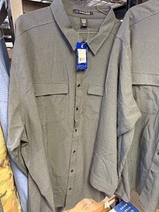 2-4XL Mens Knoss Skyline Mens Performance Technical Shirt in the color Carbon Heather (Model KN7021)