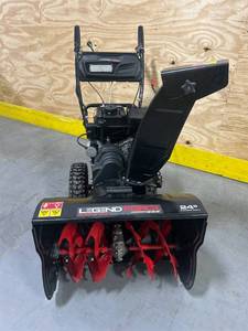 lot 18 image: Legend Force 24  Gas Snow Blower with Electric Start
