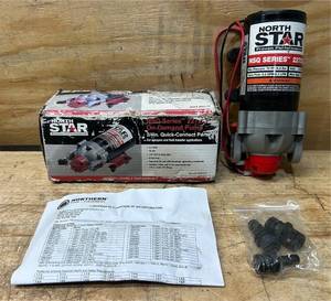 lot 44 image: NorthStar NSQ Series 12V On-Demand Sprayer Diaphragm Pump with Quick-Connect Ports, 2.2 GPM #2682272 Msrp $119.99