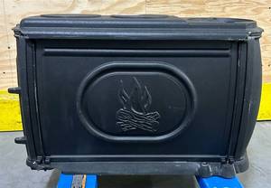lot 78 image: Vogelzang Cast Iron Wood Stove, 54,000 BTU, EPA 2020 Certified, Model# US1269E #97824 Msrp $469.99
