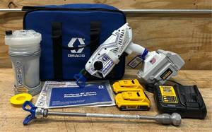 lot 80 image: Graco SaniSpray HP 20 Cordless Airless Handheld Disinfectant Sprayer Msrp $1475.00